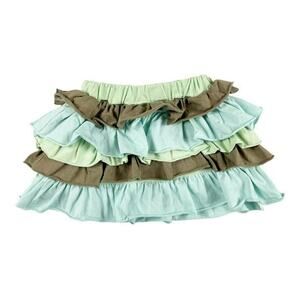 Swanky Baby Vintage Mint Ruffle Skirt Small 2-3t